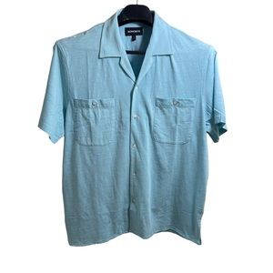 Nwt Bonobos Light Blue Garment Dyed‎ Soft Cotton Button Down XL
